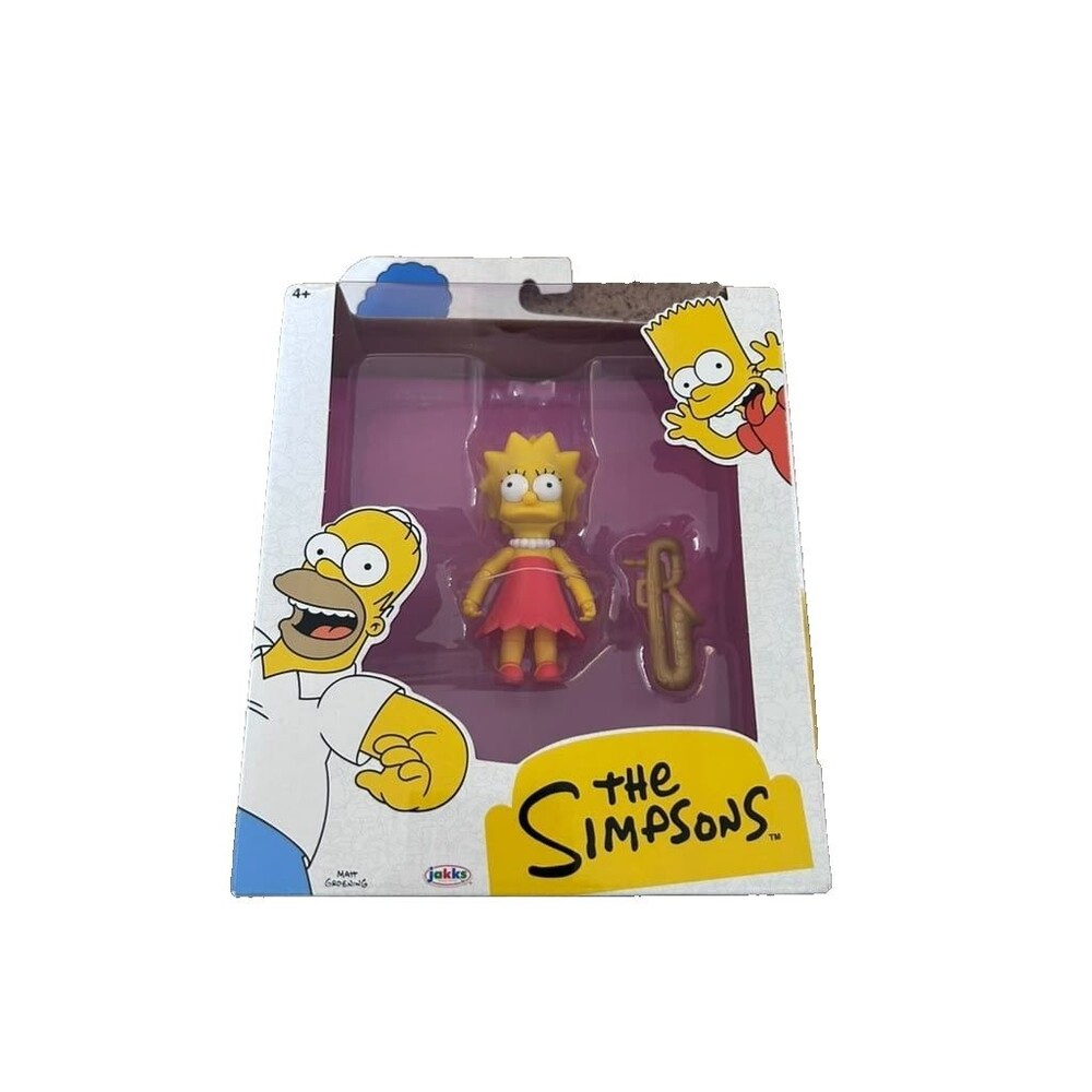 Jakks The Simpsons Lisa Action Figure Toy Saxophone New